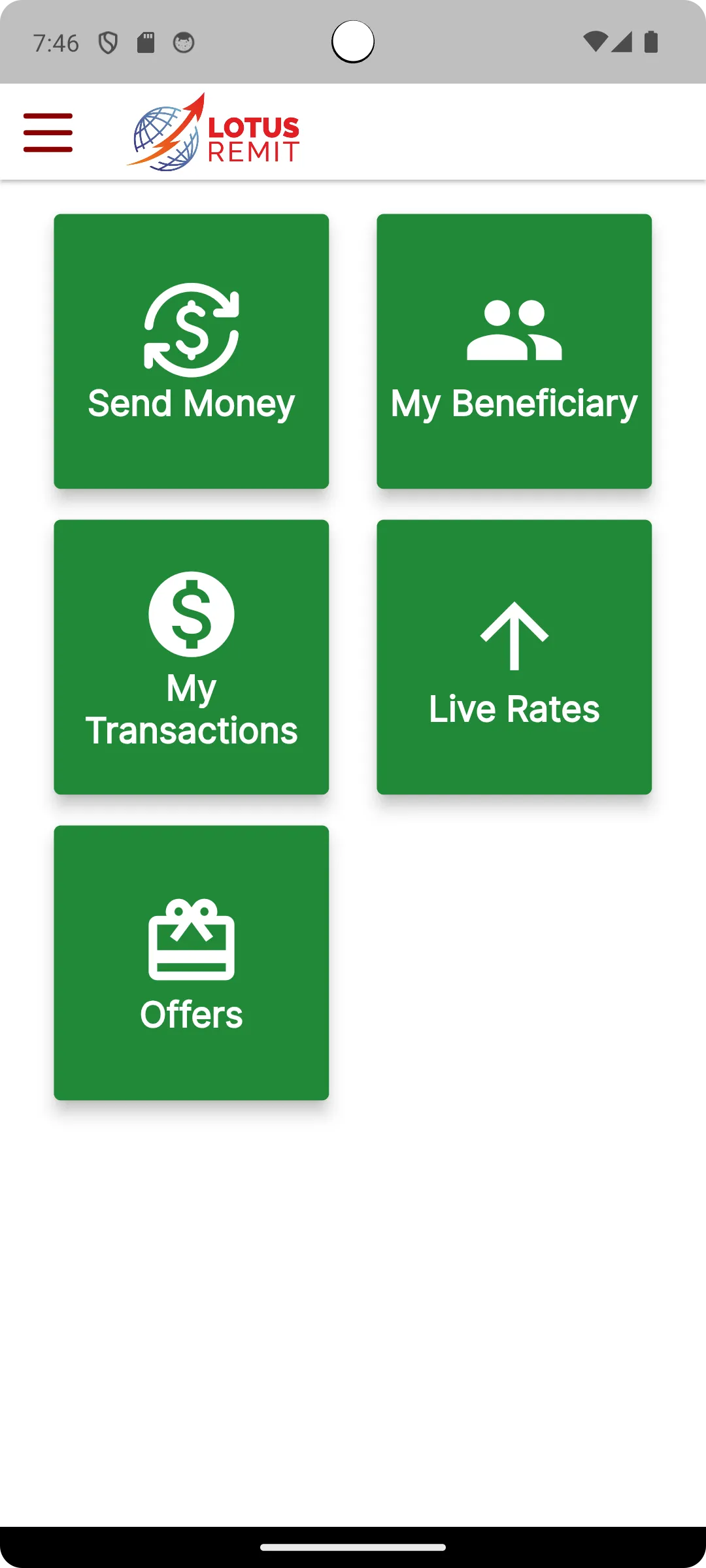 LotusRemit | Indus Appstore | Screenshot