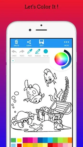 Sea Animals Coloring Book | Indus Appstore | Screenshot