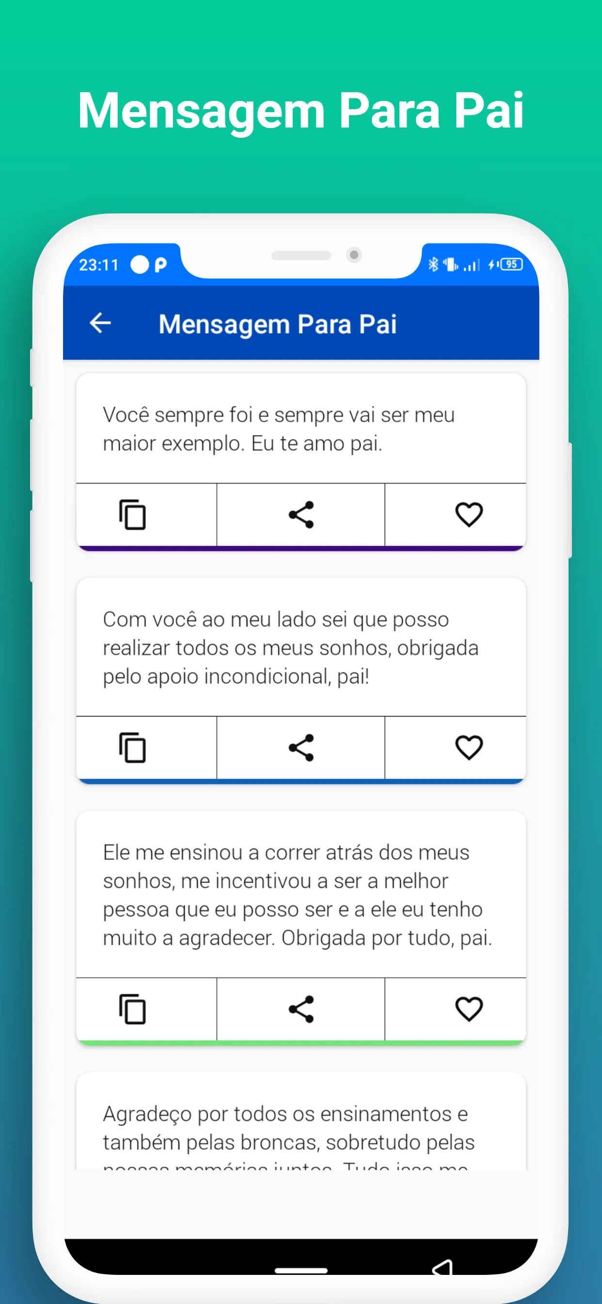 Mensagem Para Pai 2024 | Indus Appstore | Screenshot