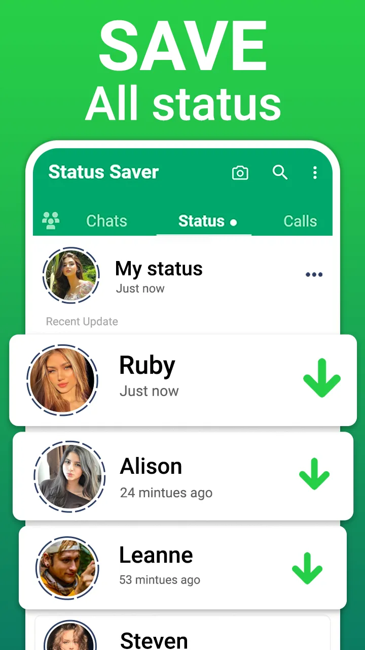 Save Video Status | Indus Appstore | Screenshot