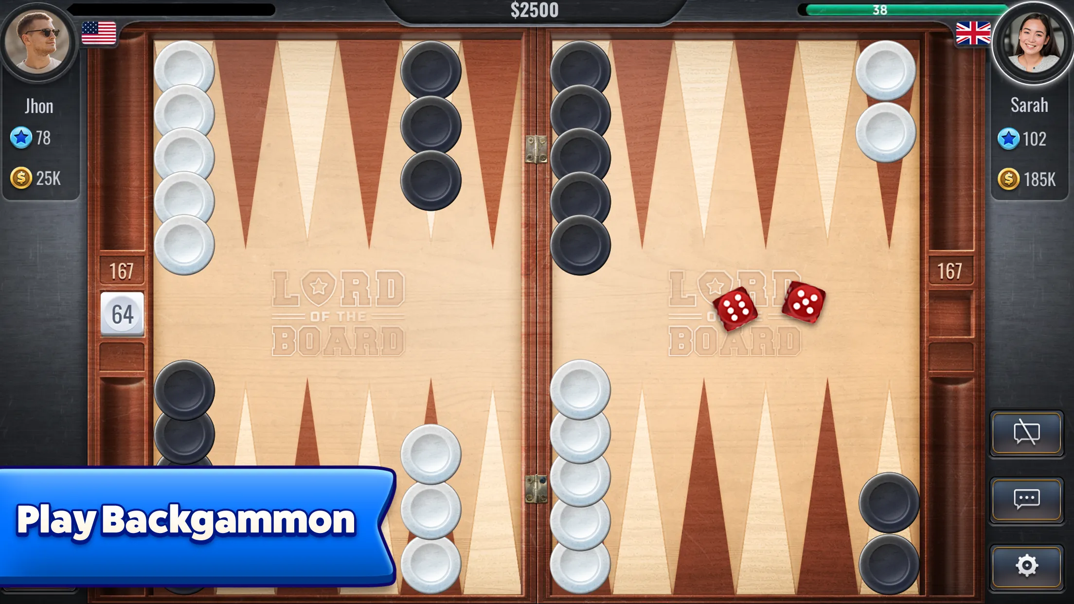 Backgammon - Lord of the Board | Indus Appstore | Screenshot