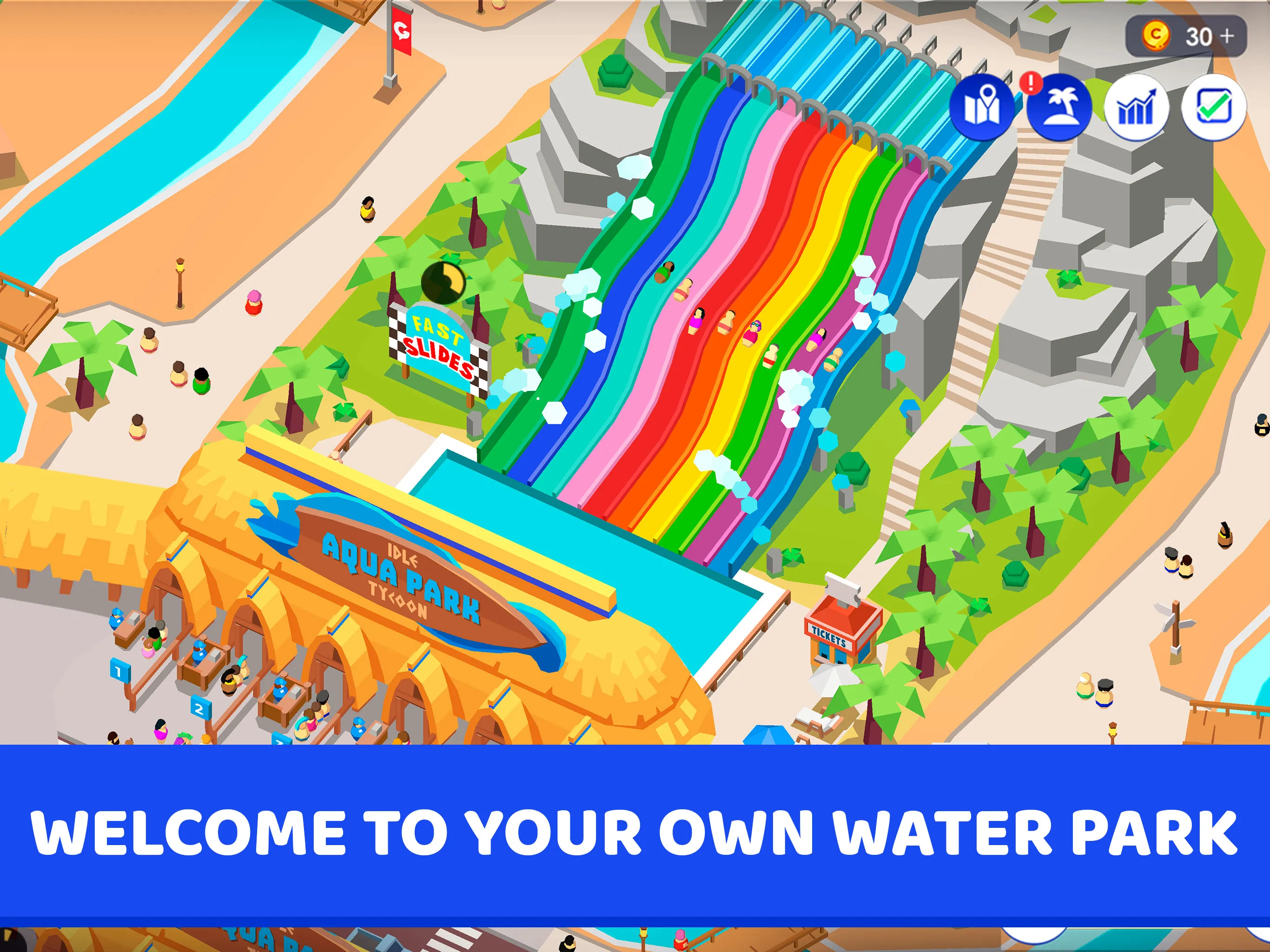 Idle Theme Park Tycoon | Indus Appstore | Screenshot