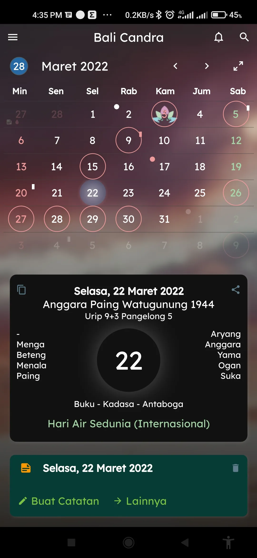 Bali Candra: Kalender dan Puja | Indus Appstore | Screenshot