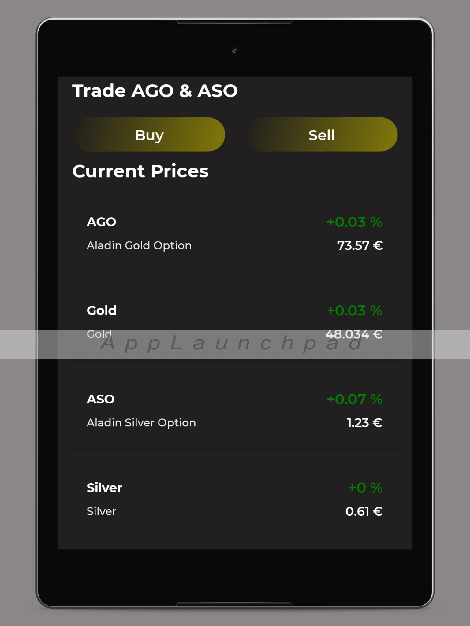 Aladin Gold Option | Indus Appstore | Screenshot