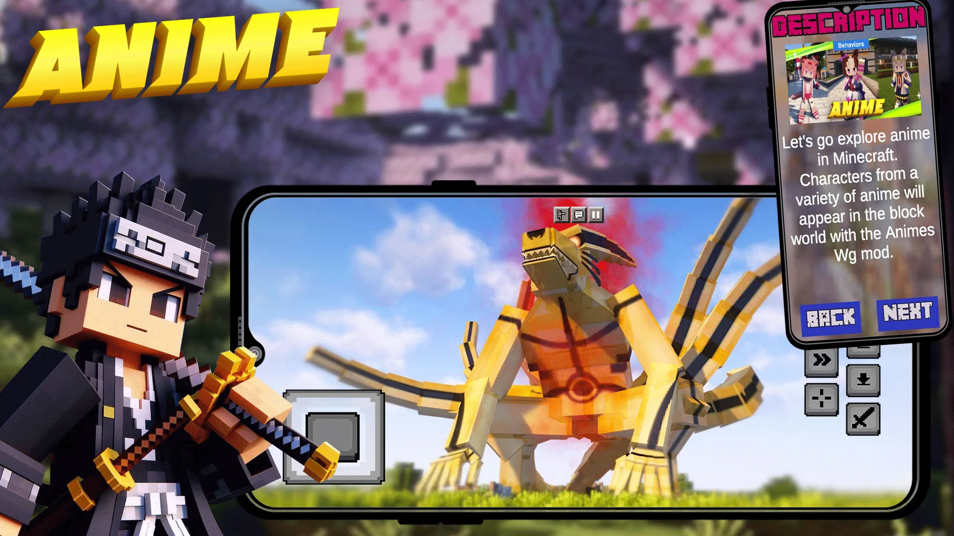 Anime Mods & Addons Minecraft | Indus Appstore | Screenshot
