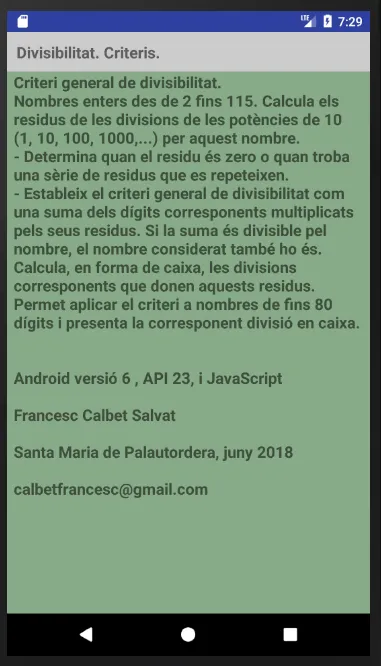 Divisibilitat | Indus Appstore | Screenshot