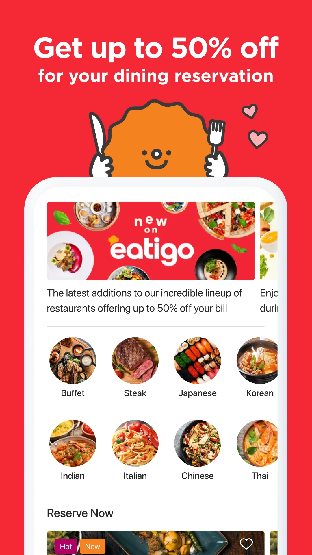 Eatigo – dine & save | Indus Appstore | Screenshot