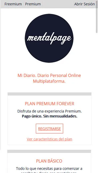 Diario Personal Mentalpage | Indus Appstore | Screenshot