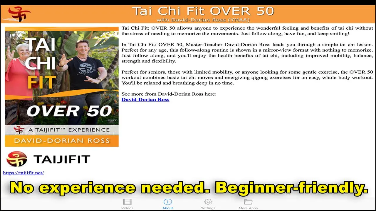 Tai Chi Fit OVER 50 | Indus Appstore | Screenshot