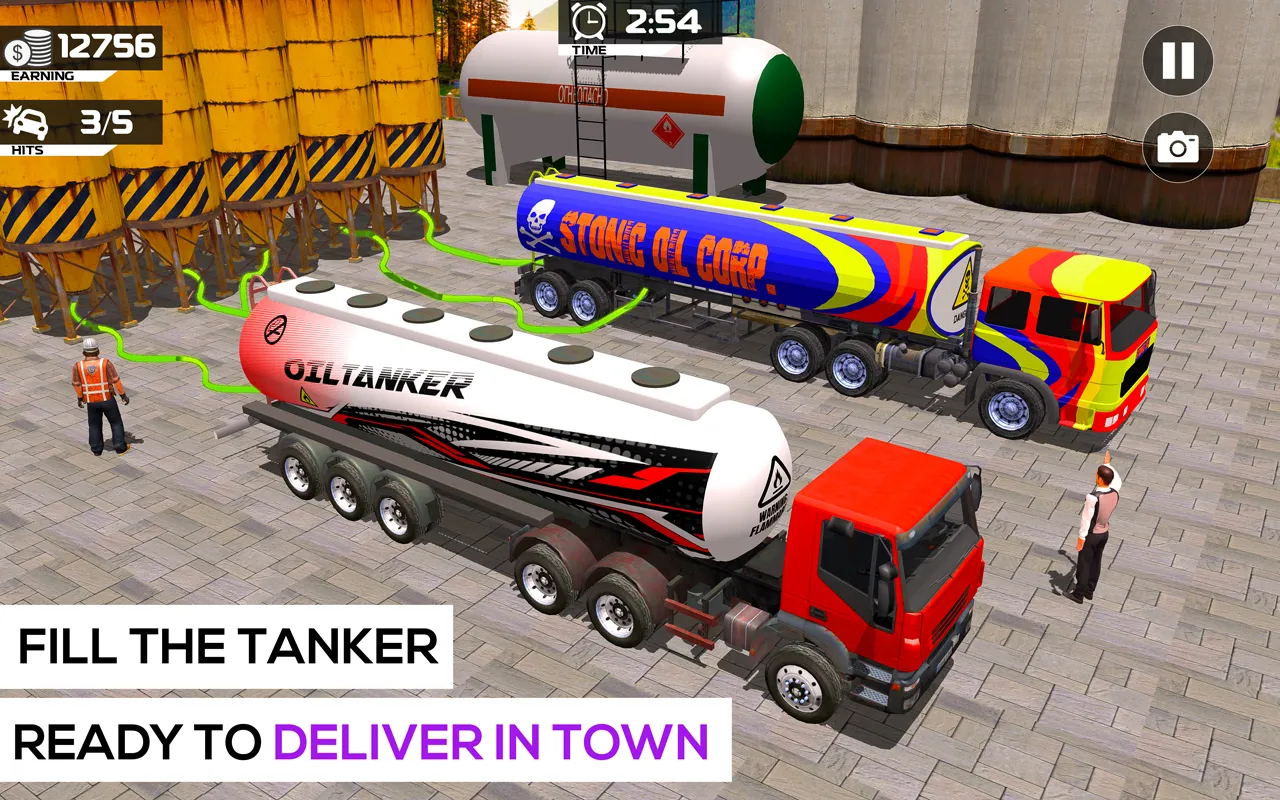 Oil Tanker Truck 3D Games | Indus Appstore | Screenshot