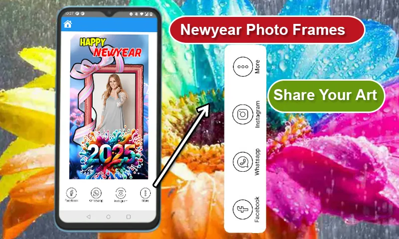 Newyear 2025 Photo Frames | Indus Appstore | Screenshot