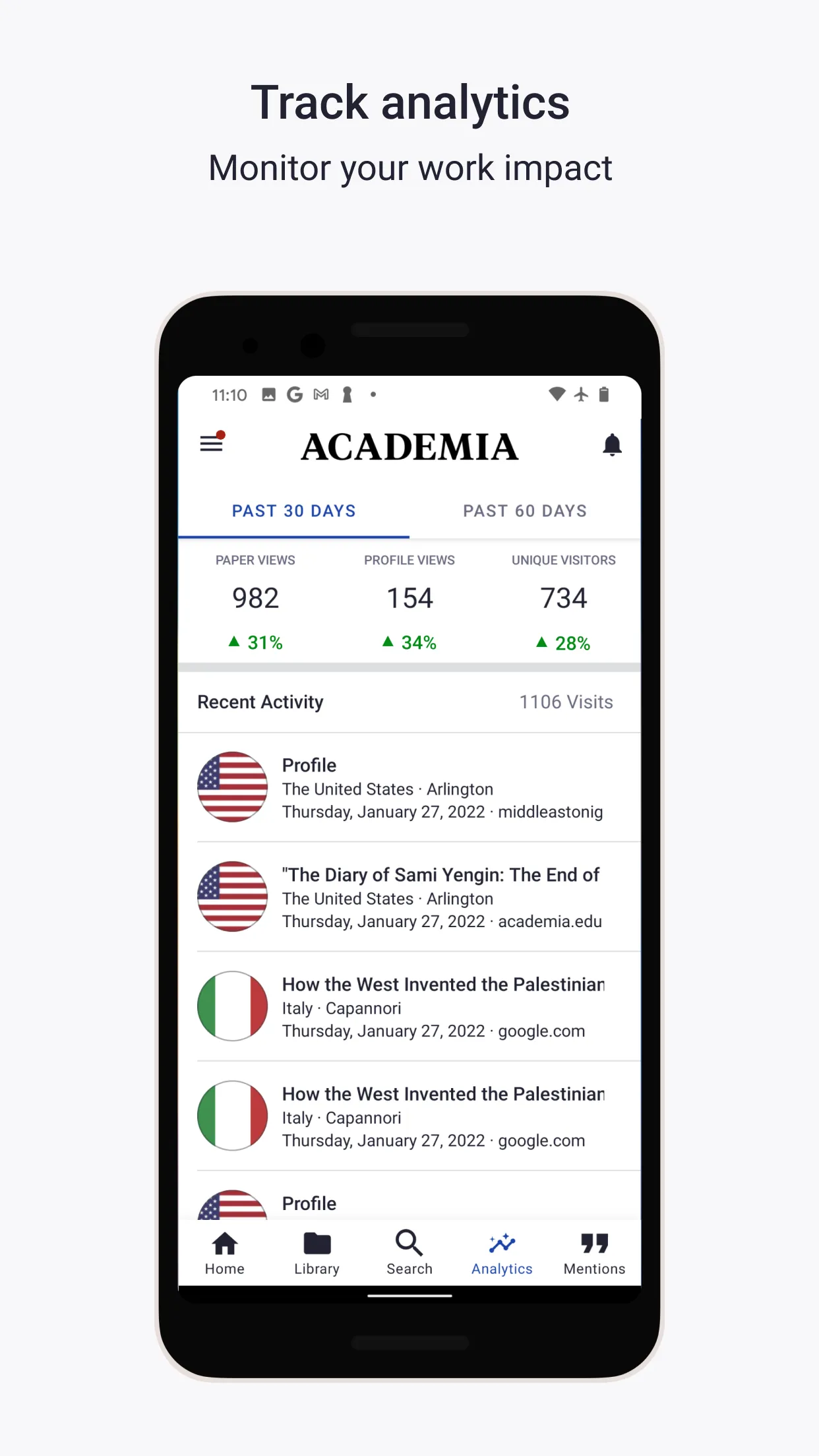 Academia.edu | Indus Appstore | Screenshot