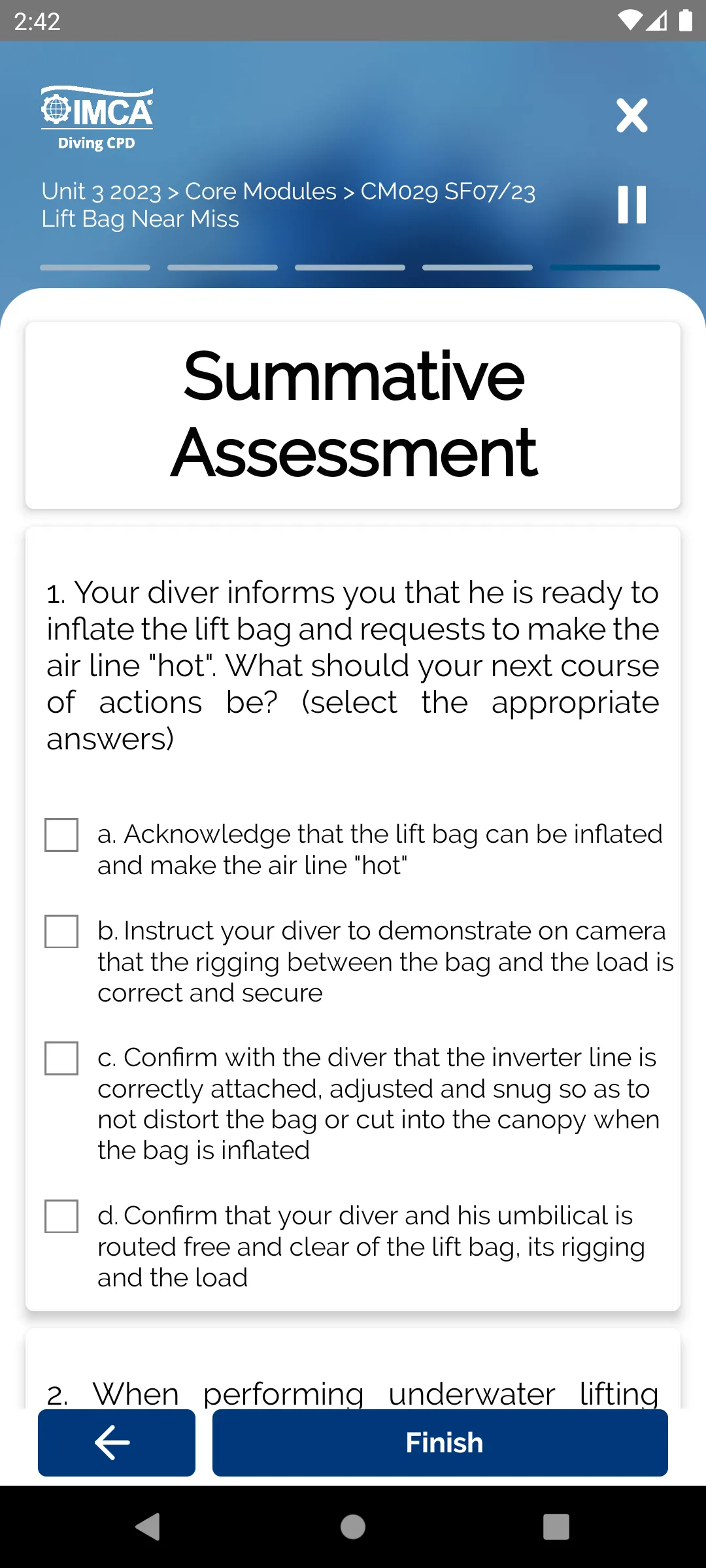 IMCA Diving CPD | Indus Appstore | Screenshot