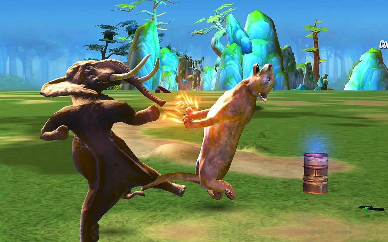 Wild Animal Fighting Games 3D | Indus Appstore | Screenshot