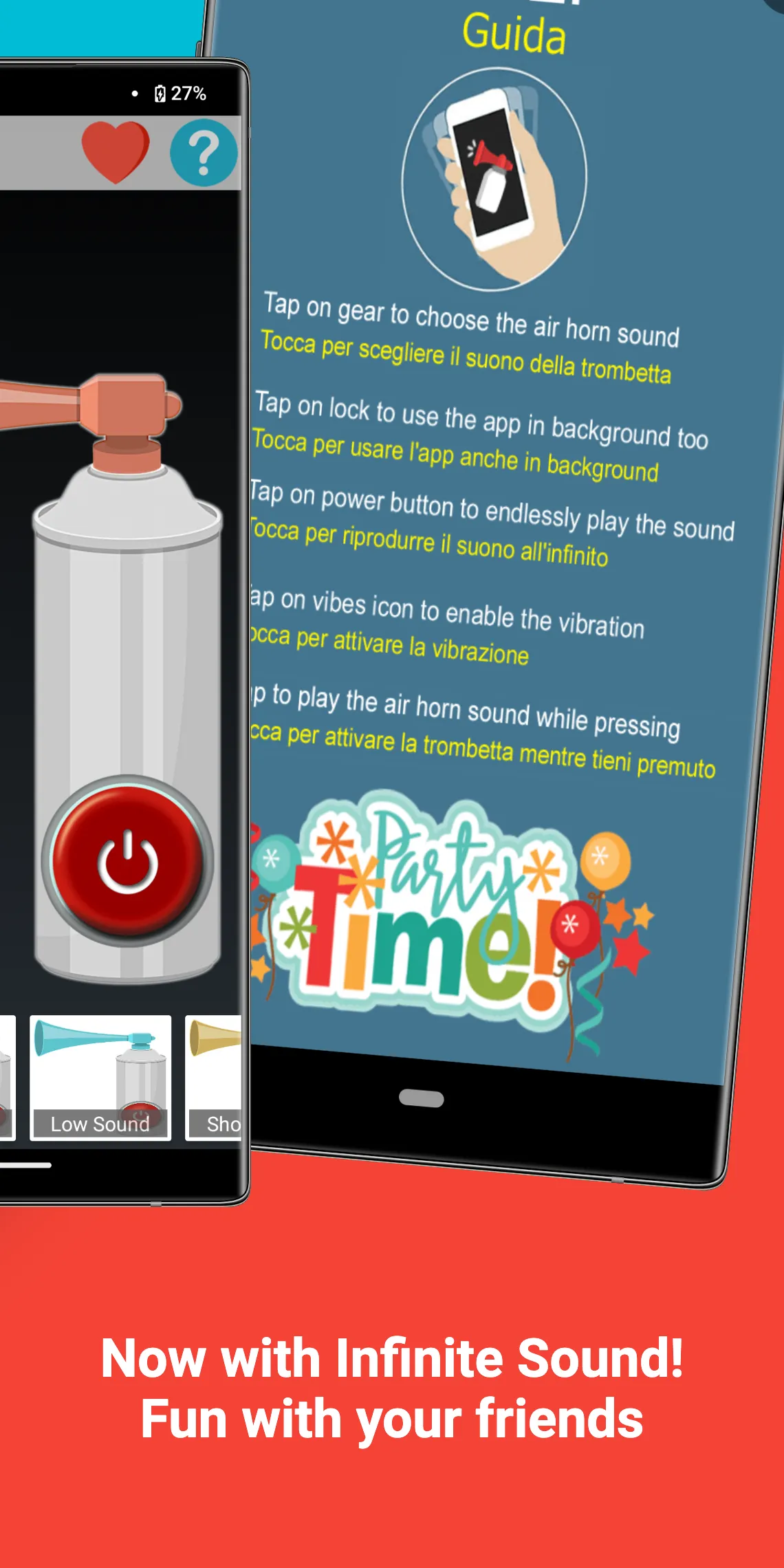 Air Horn sound app | Indus Appstore | Screenshot