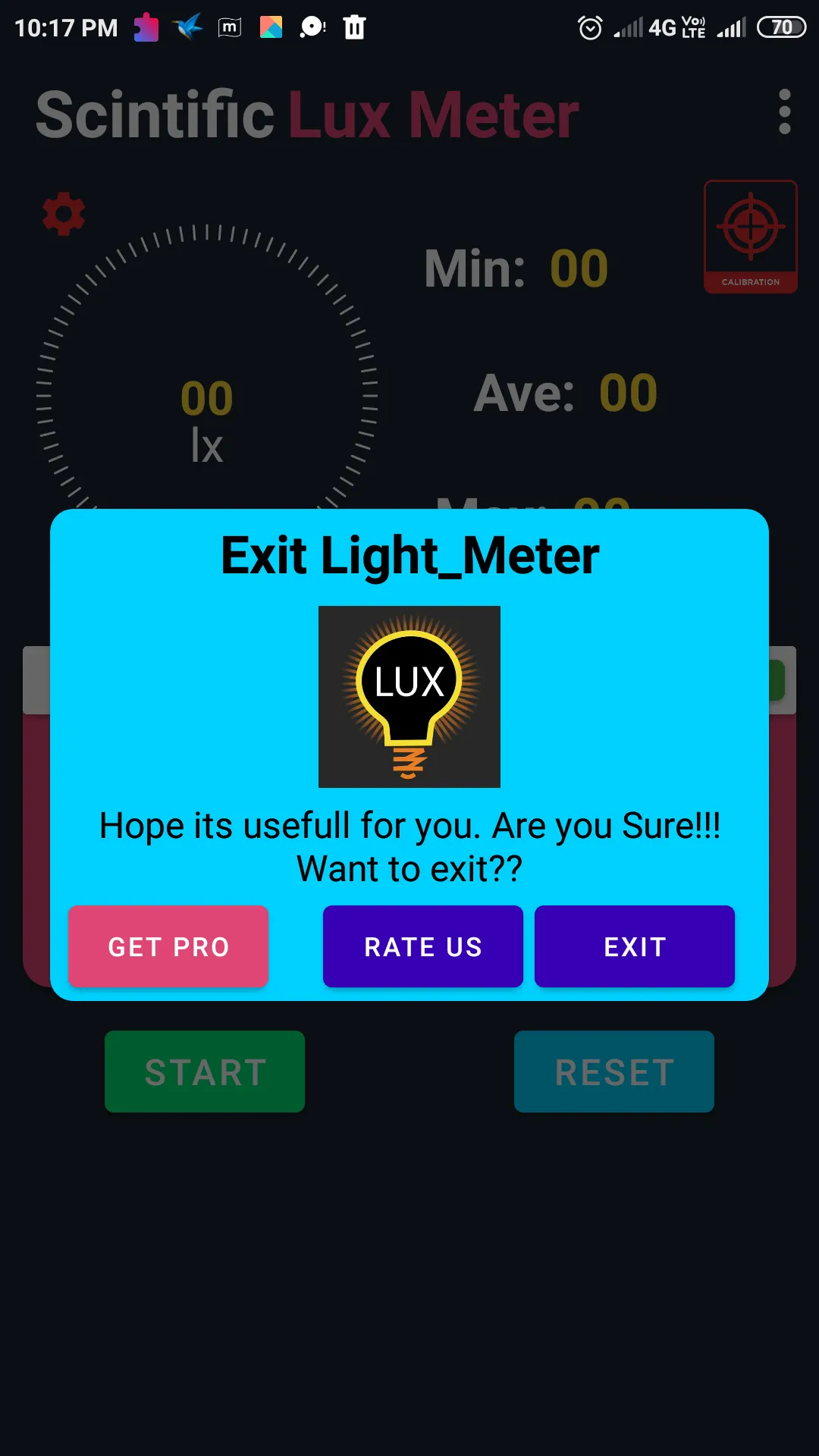 Light Meter (Scientific Lux Me | Indus Appstore | Screenshot