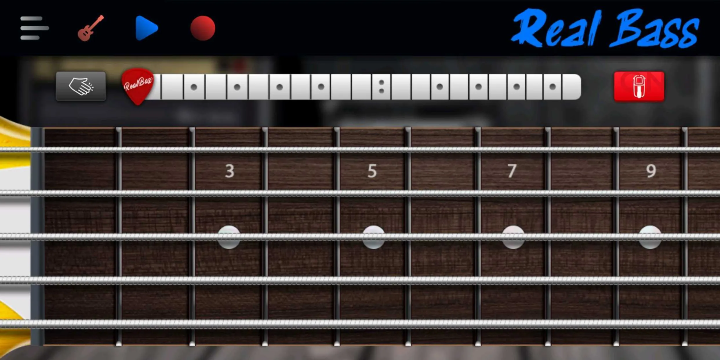 Real Bass: bass guitar | Indus Appstore | Screenshot