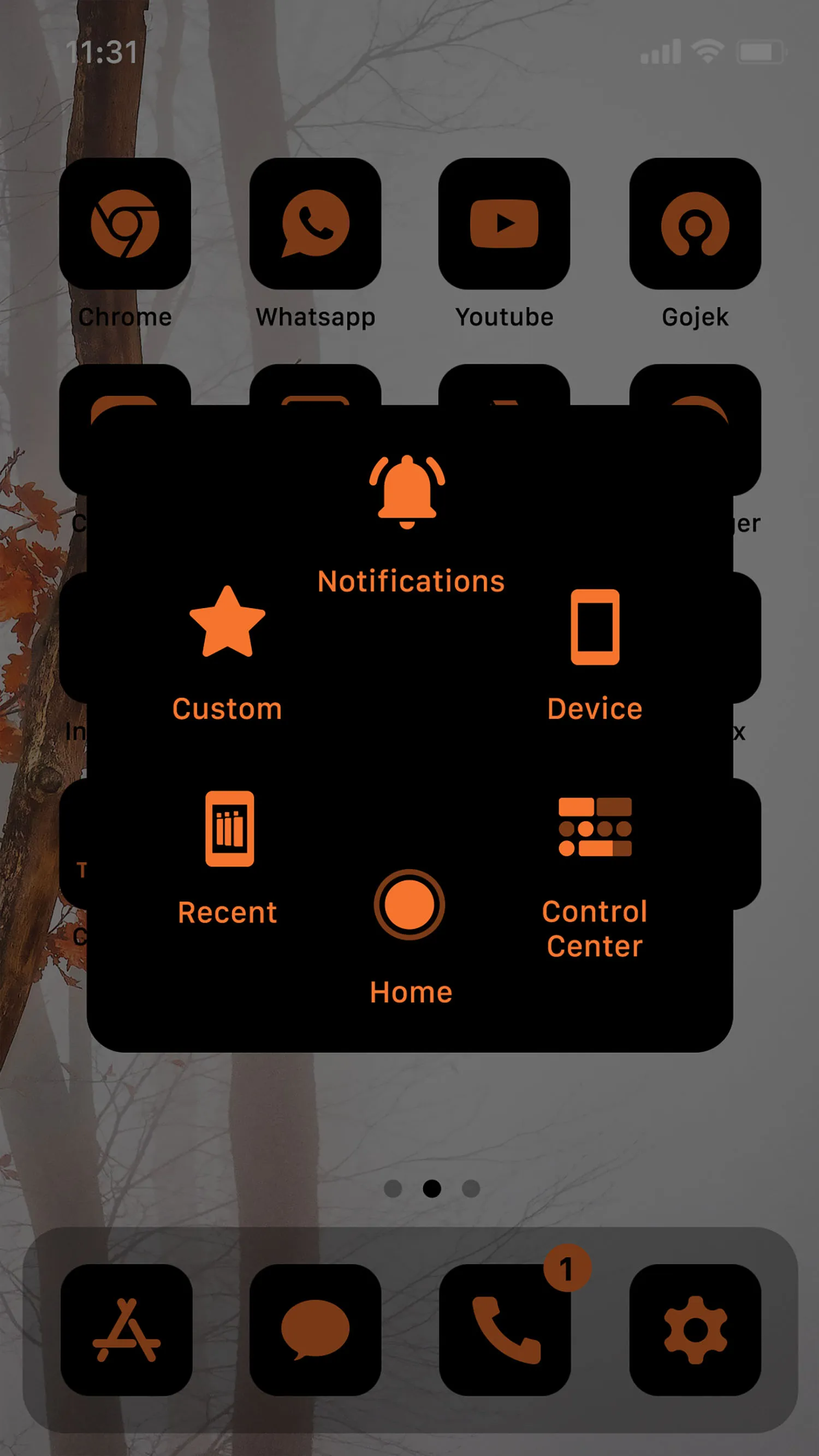 Wow Orange Black - Icon Pack | Indus Appstore | Screenshot