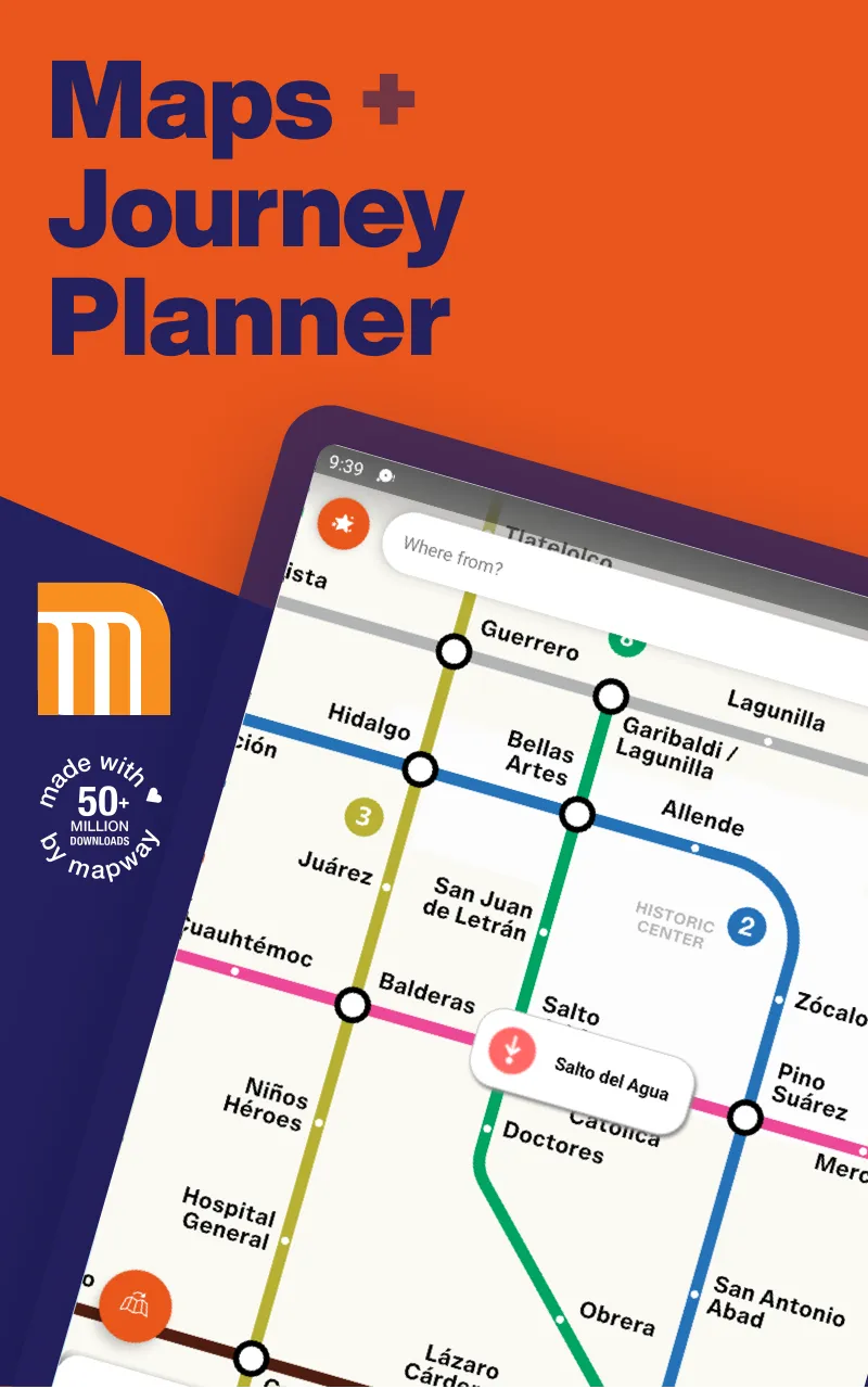 Mexico City Metro Map & Route | Indus Appstore | Screenshot