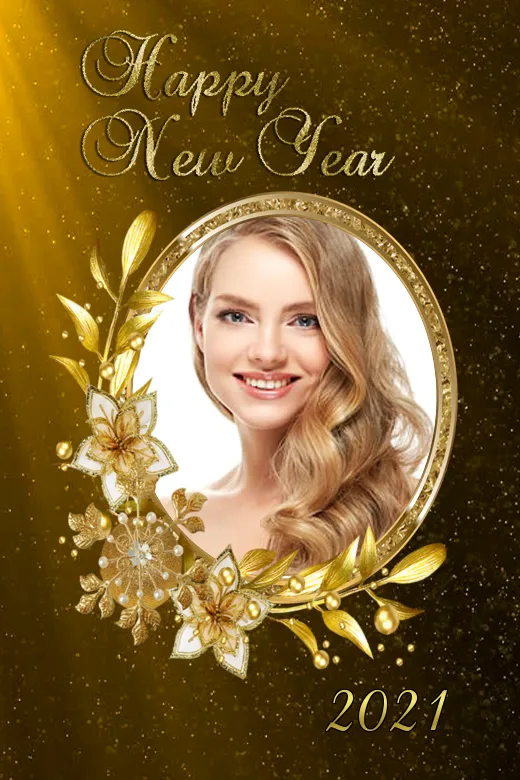 NewYear Wishes Photo Frames | Indus Appstore | Screenshot