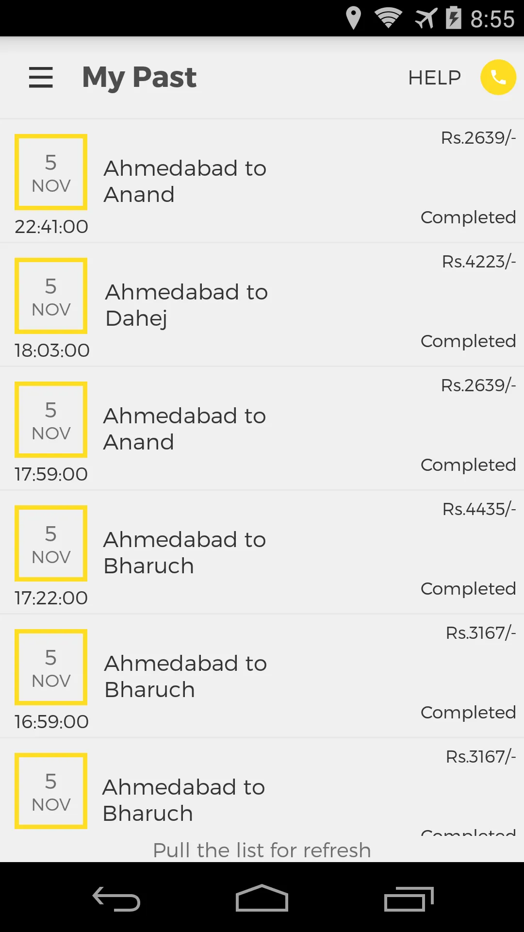 OneWay.Cab Partner | Indus Appstore | Screenshot