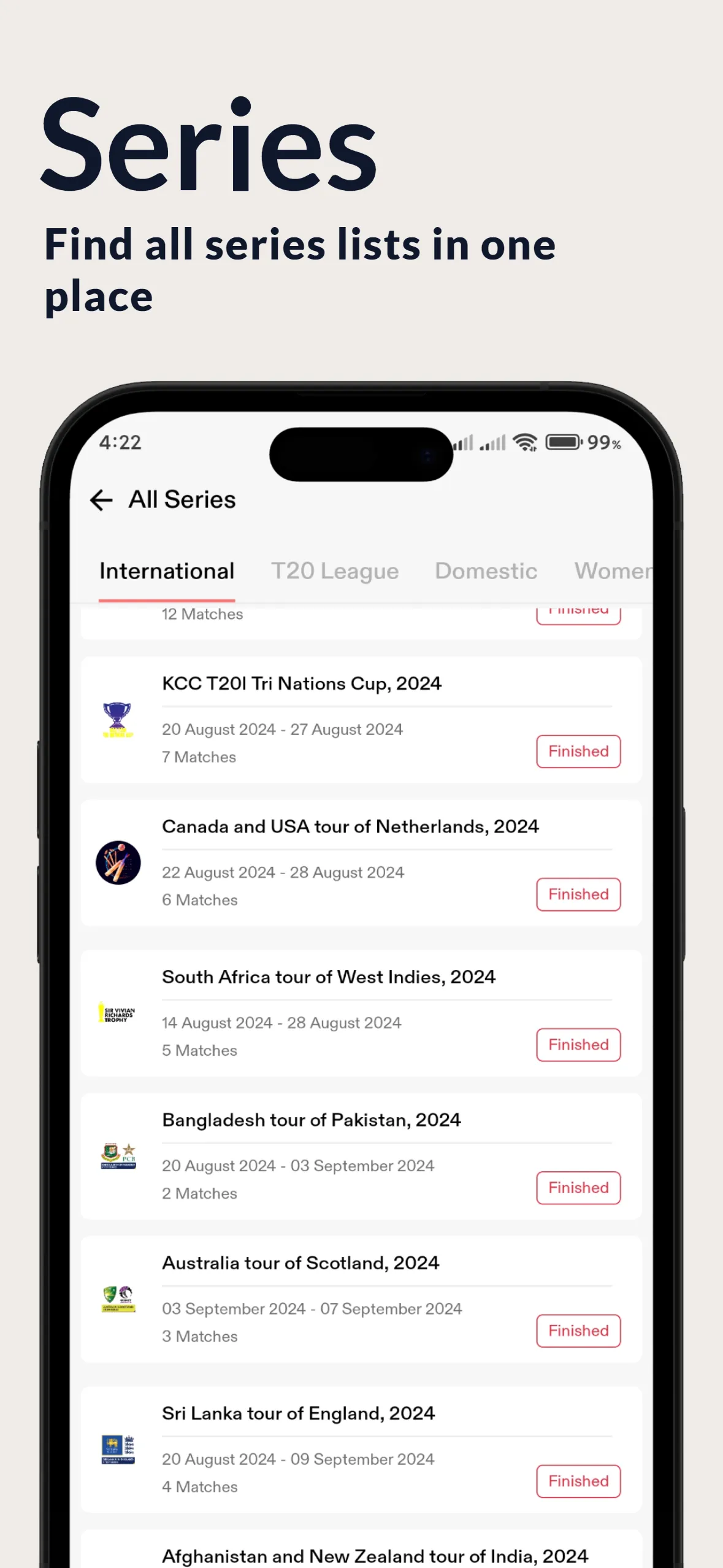 Cricktime - Live Cricket Score | Indus Appstore | Screenshot