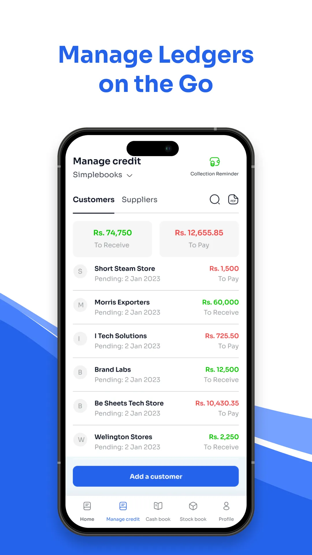 Shopbook Bookkeeping App | Indus Appstore | Screenshot