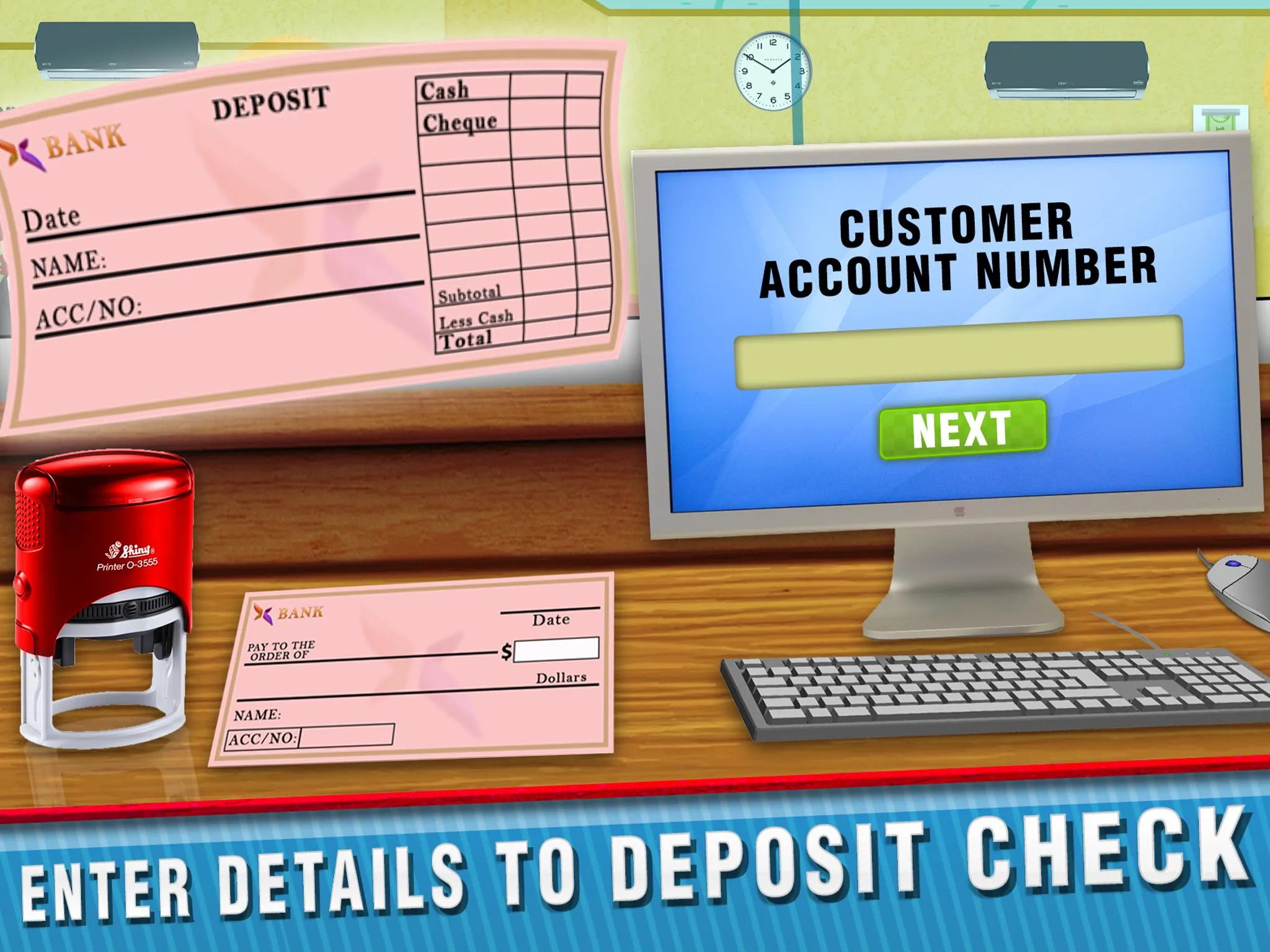 Bank Manager Cashier Game Sim | Indus Appstore | Screenshot