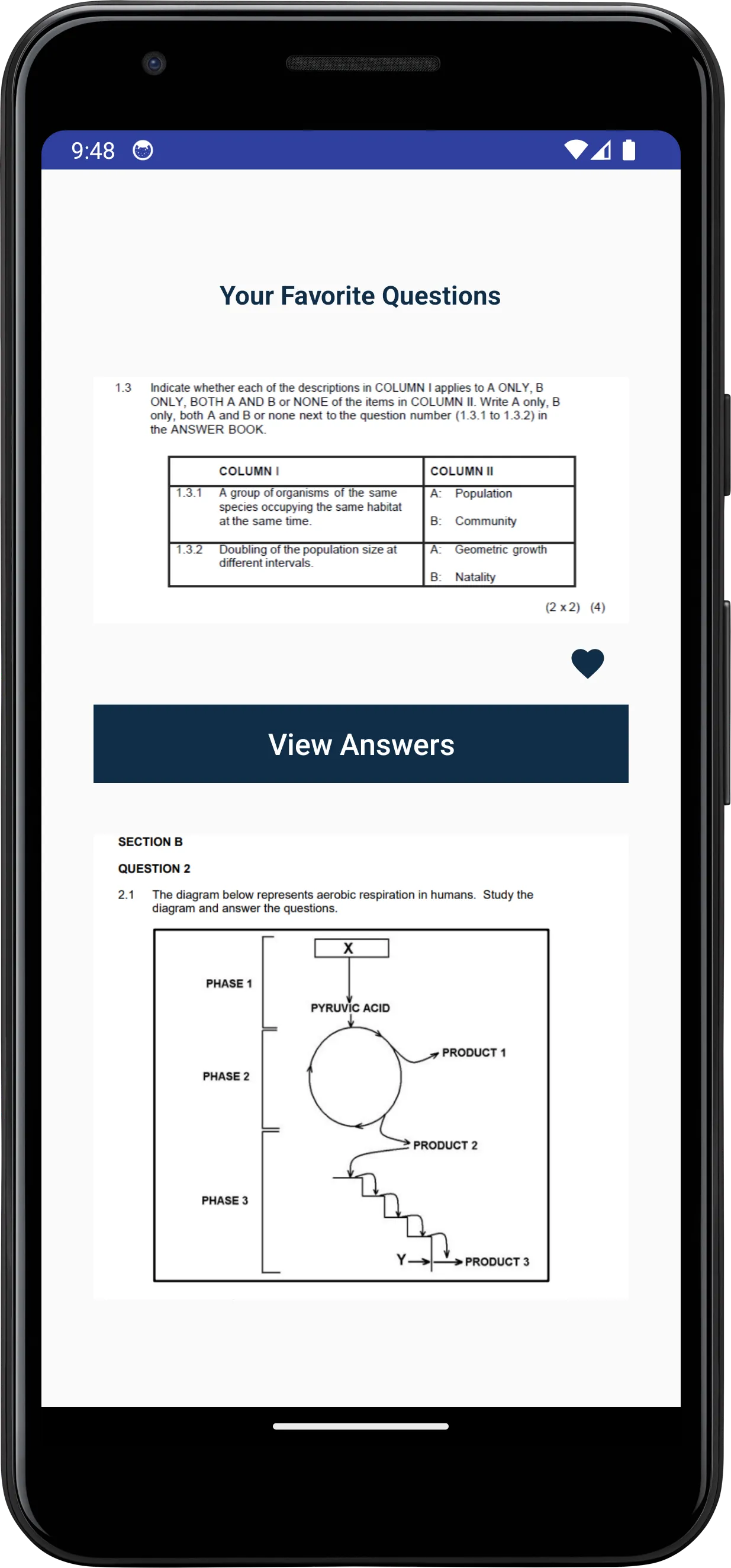 Grade 11 Life Sciences | Indus Appstore | Screenshot