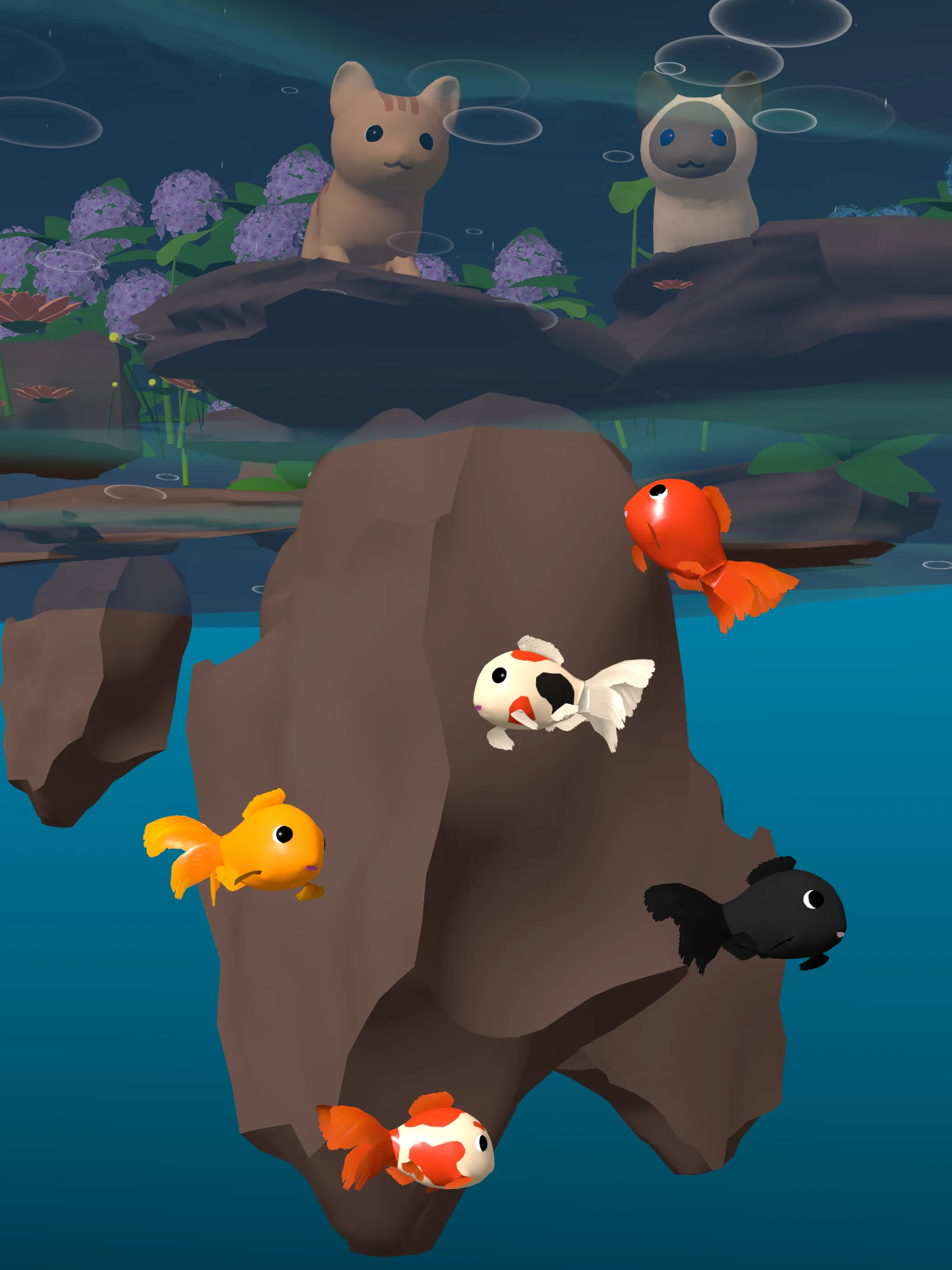 Goldfish & Cat Simulator | Indus Appstore | Screenshot