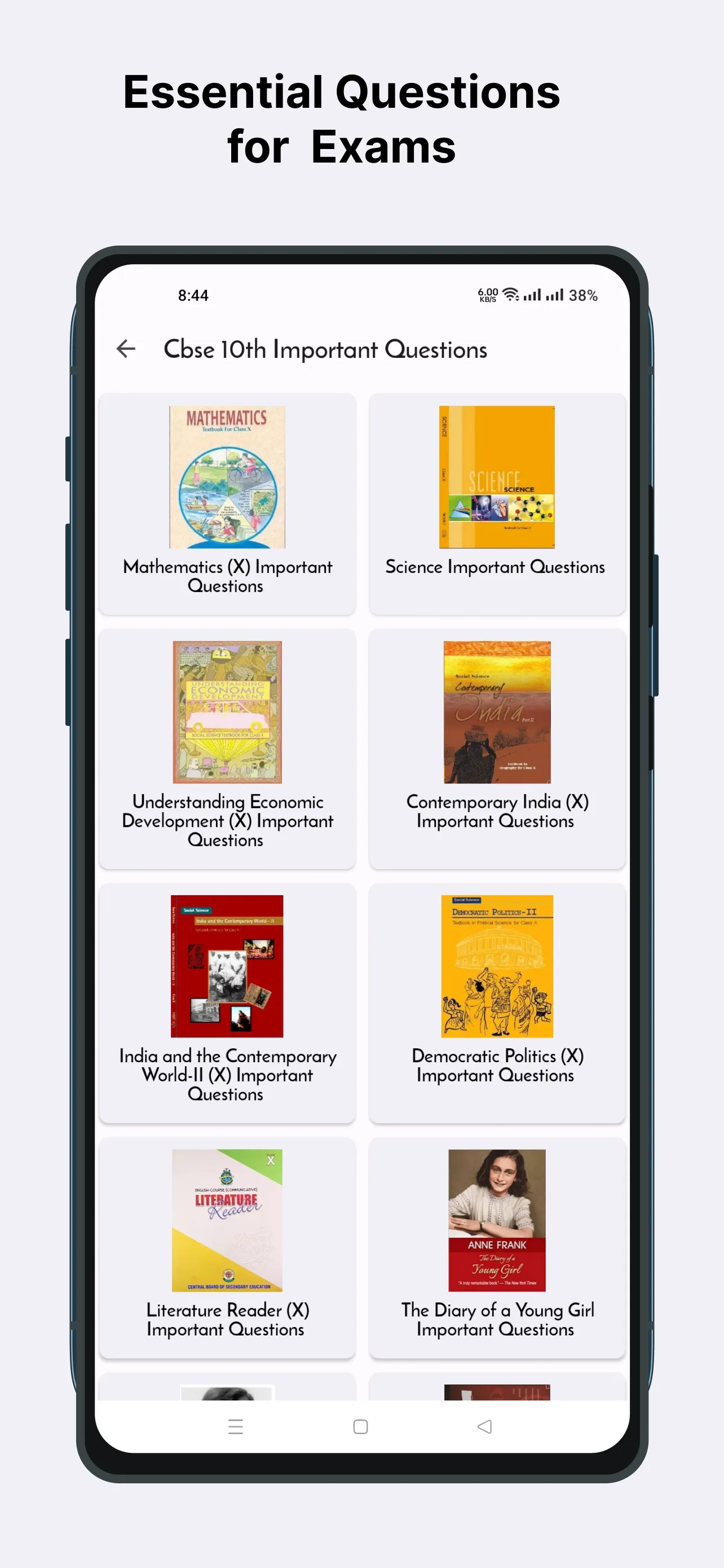 Class 10 CBSE Papers | Indus Appstore | Screenshot