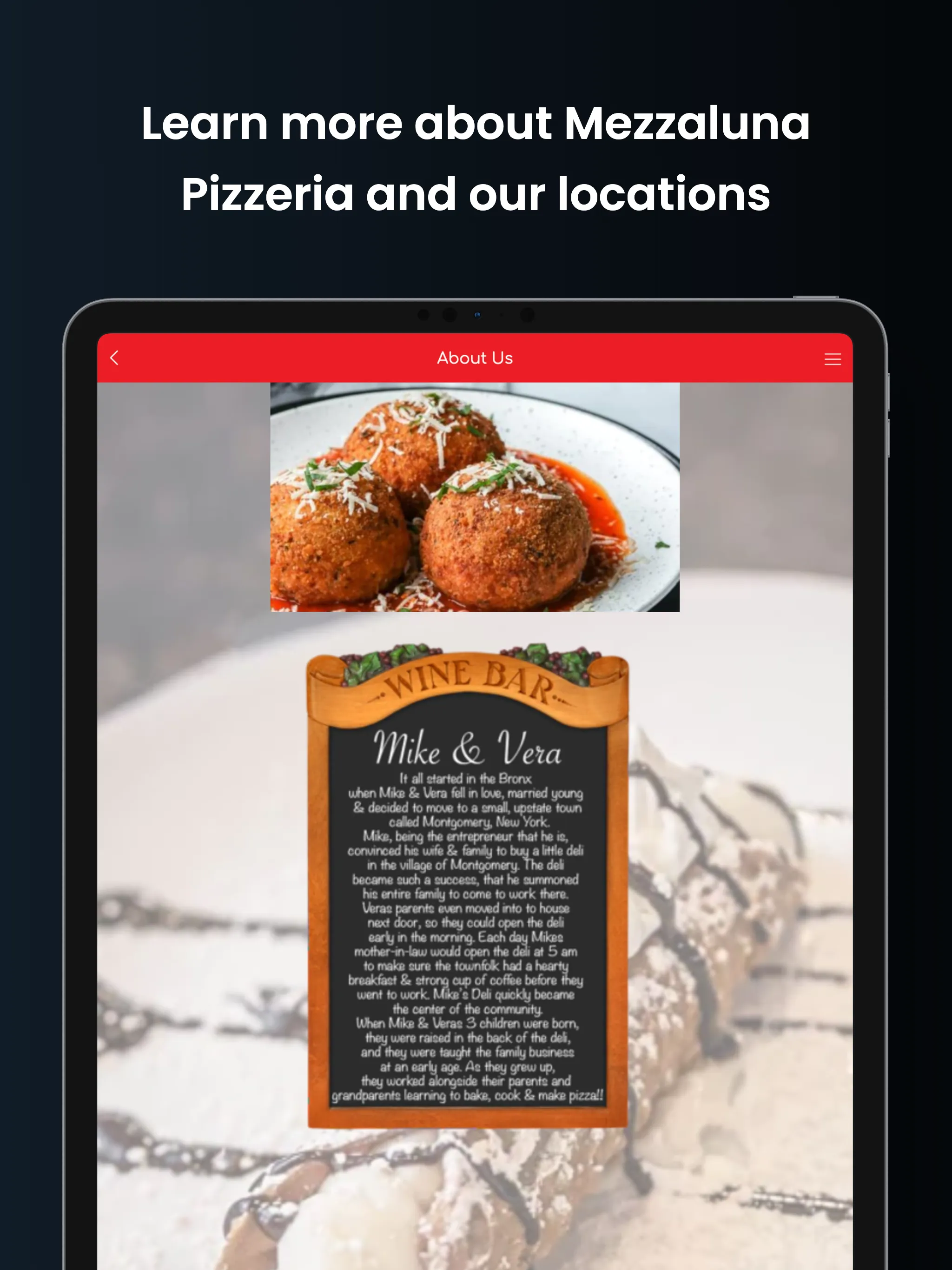 Mezzaluna Pizzeria | Indus Appstore | Screenshot