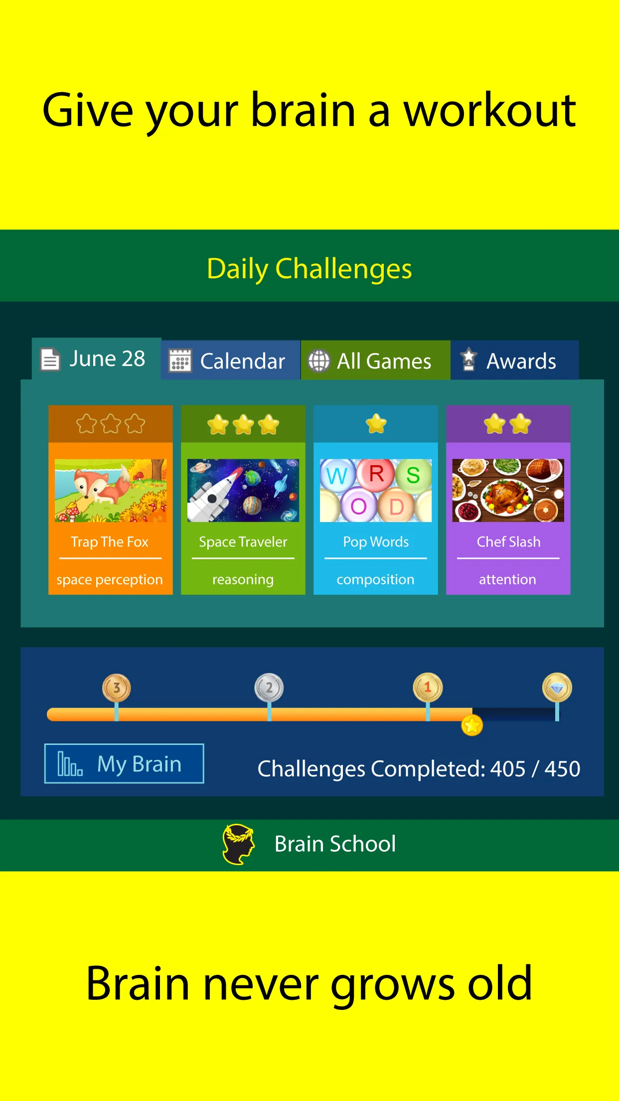 Brain School: Brain Games | Indus Appstore | Screenshot