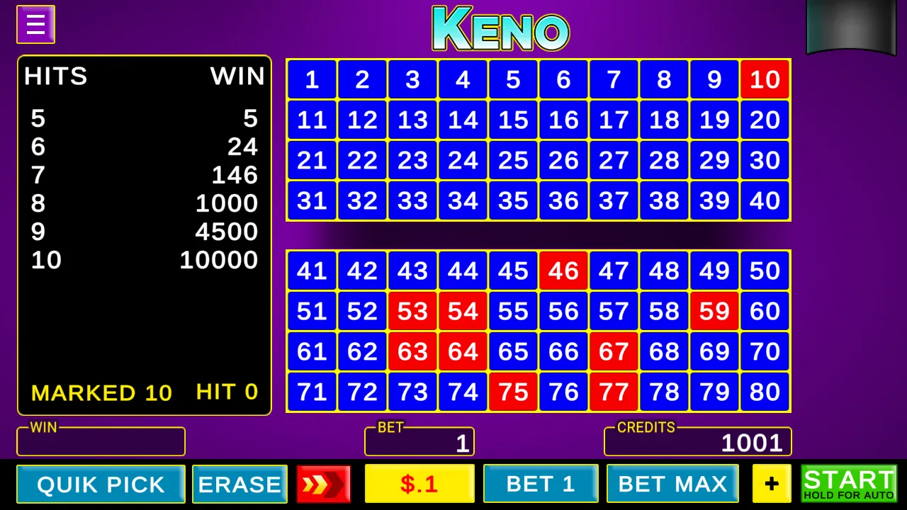 Keno - Las Vegas Games Offline | Indus Appstore | Screenshot