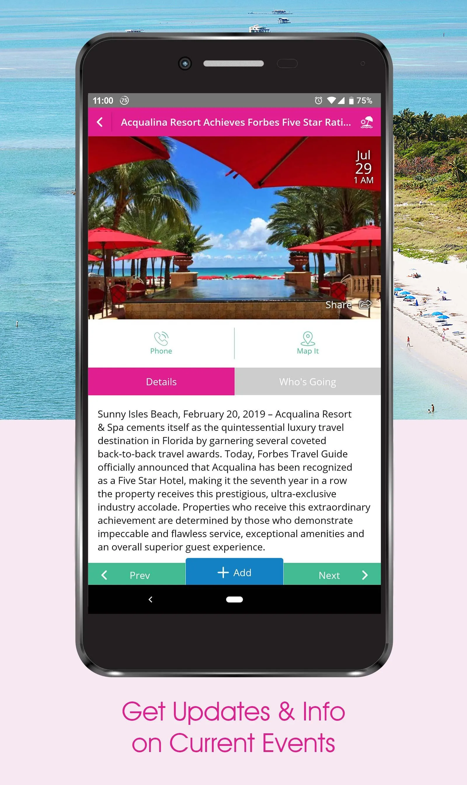 VISIT FLORIDA | Indus Appstore | Screenshot