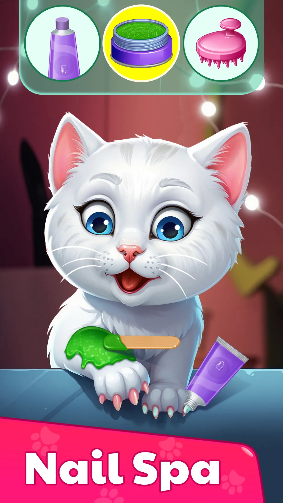 Kitty Nail Salon Daycare Cute | Indus Appstore | Screenshot