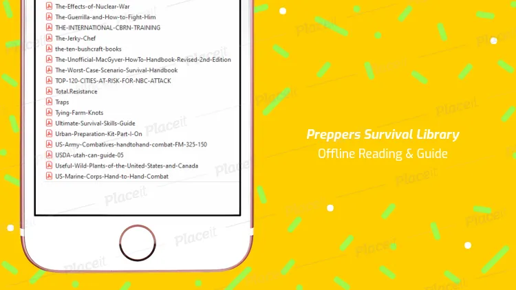 Preppers Survival Library | Indus Appstore | Screenshot