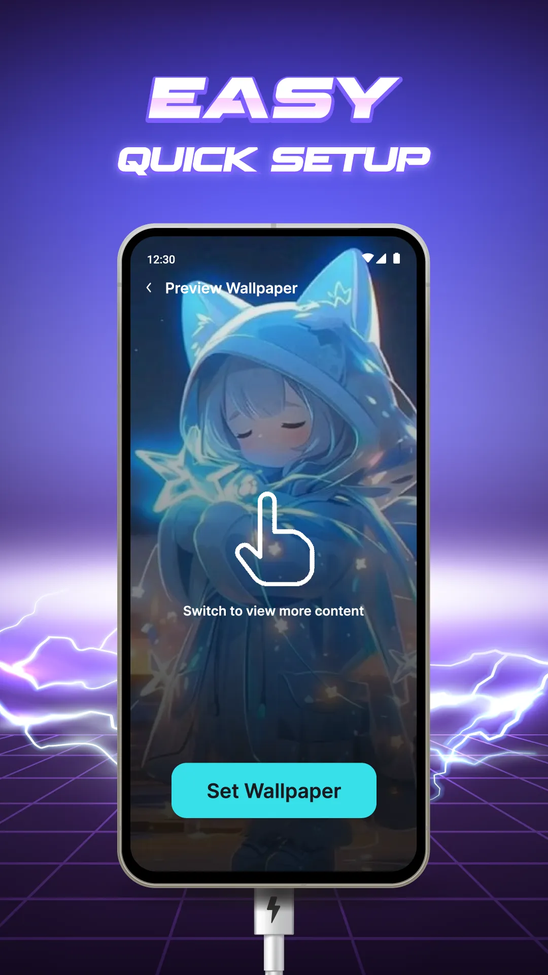 3D Battery Charging Animation | Indus Appstore | Screenshot