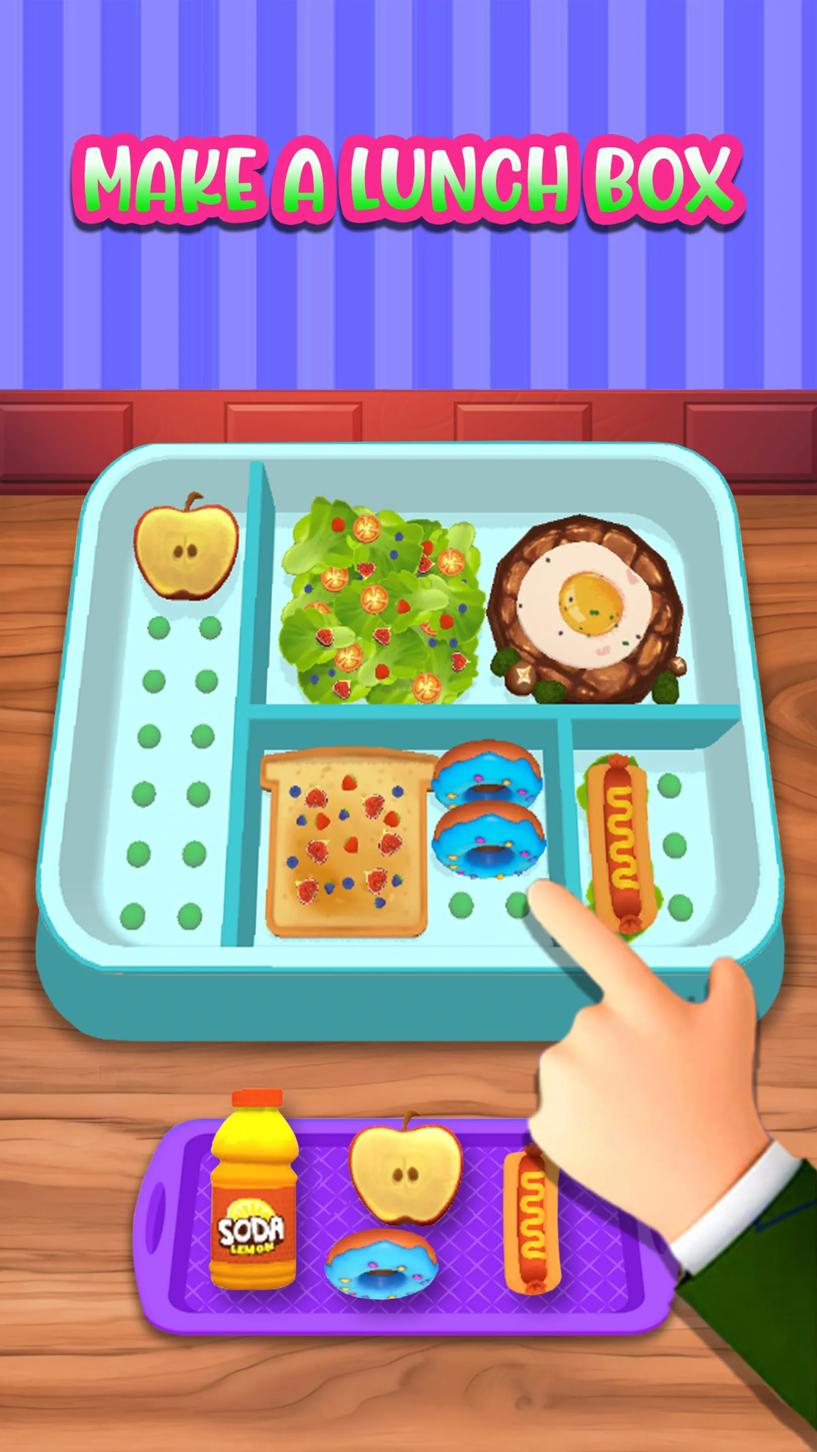 DIY Lunch Box: Organize Game | Indus Appstore | Screenshot