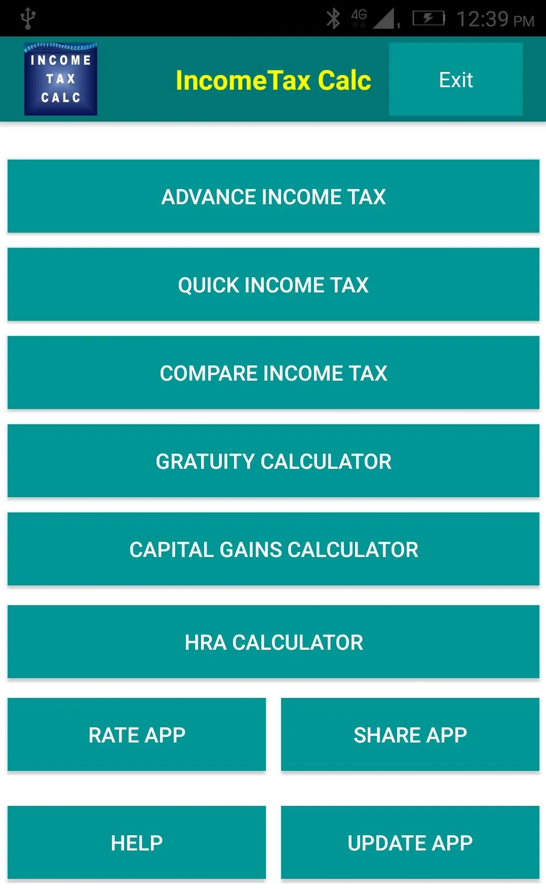 Income Tax Calculator | Indus Appstore | Screenshot