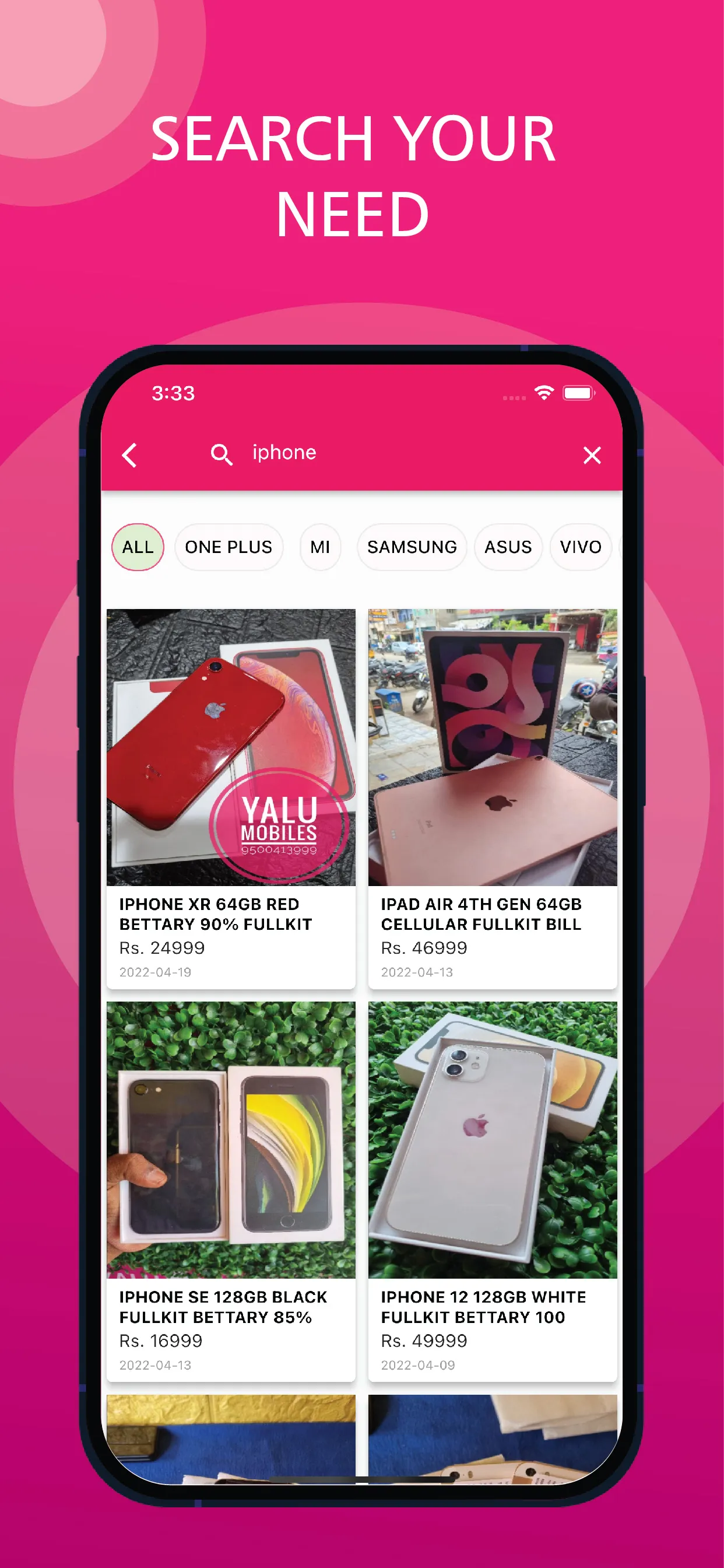 YALU MOBILES | Indus Appstore | Screenshot