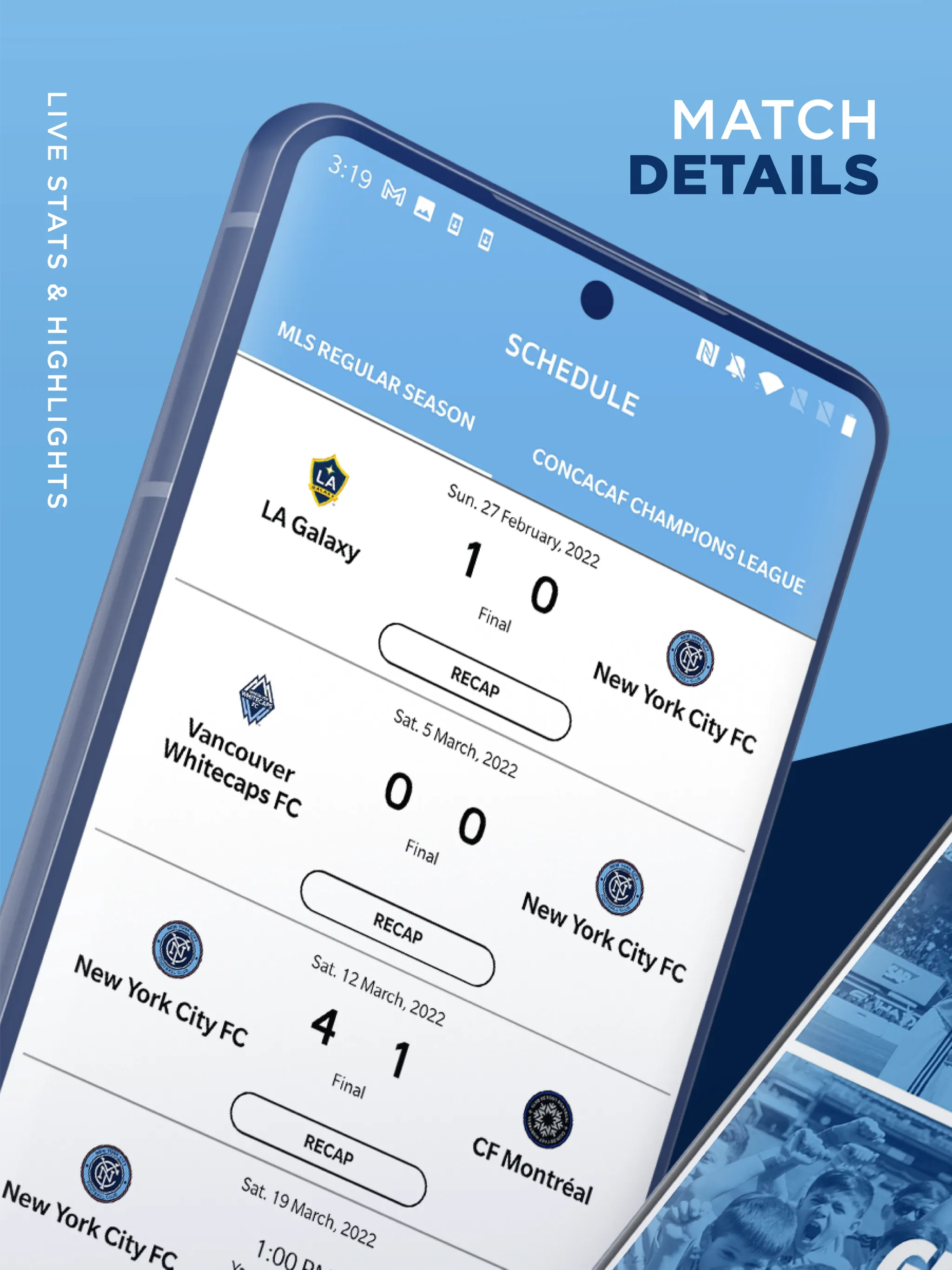 New York City FC | Indus Appstore | Screenshot