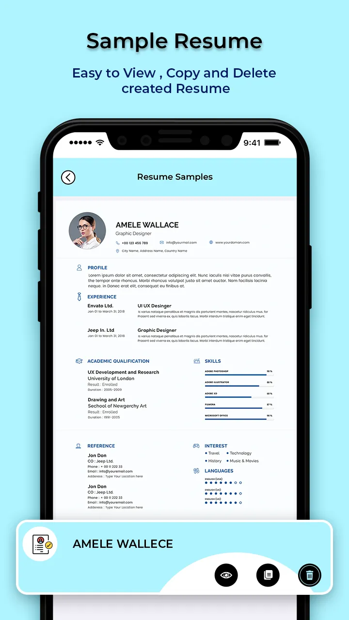 Resume Builder App - CV Maker | Indus Appstore | Screenshot