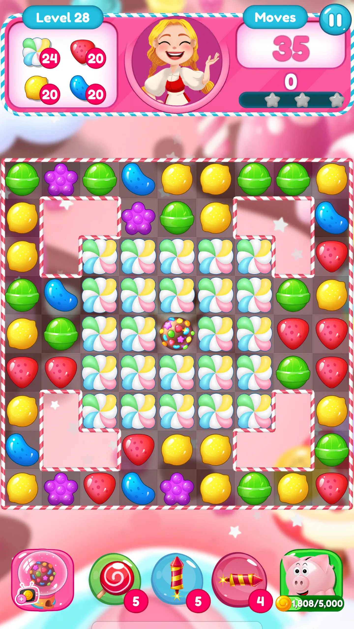 Sweet Candy Bomb: Match 3 Game | Indus Appstore | Screenshot