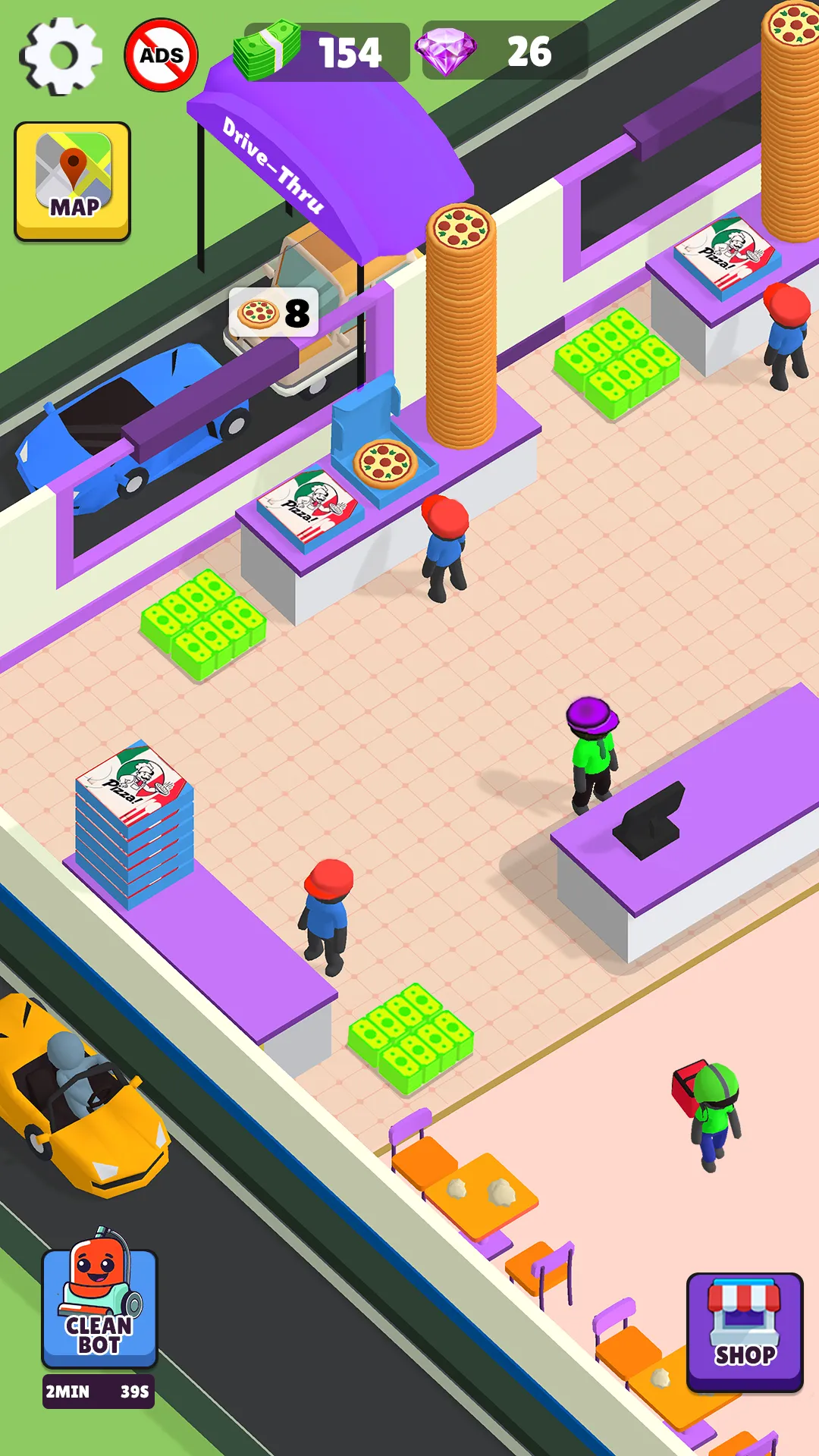 Idle Pizza Shop Tycoon Game | Indus Appstore | Screenshot