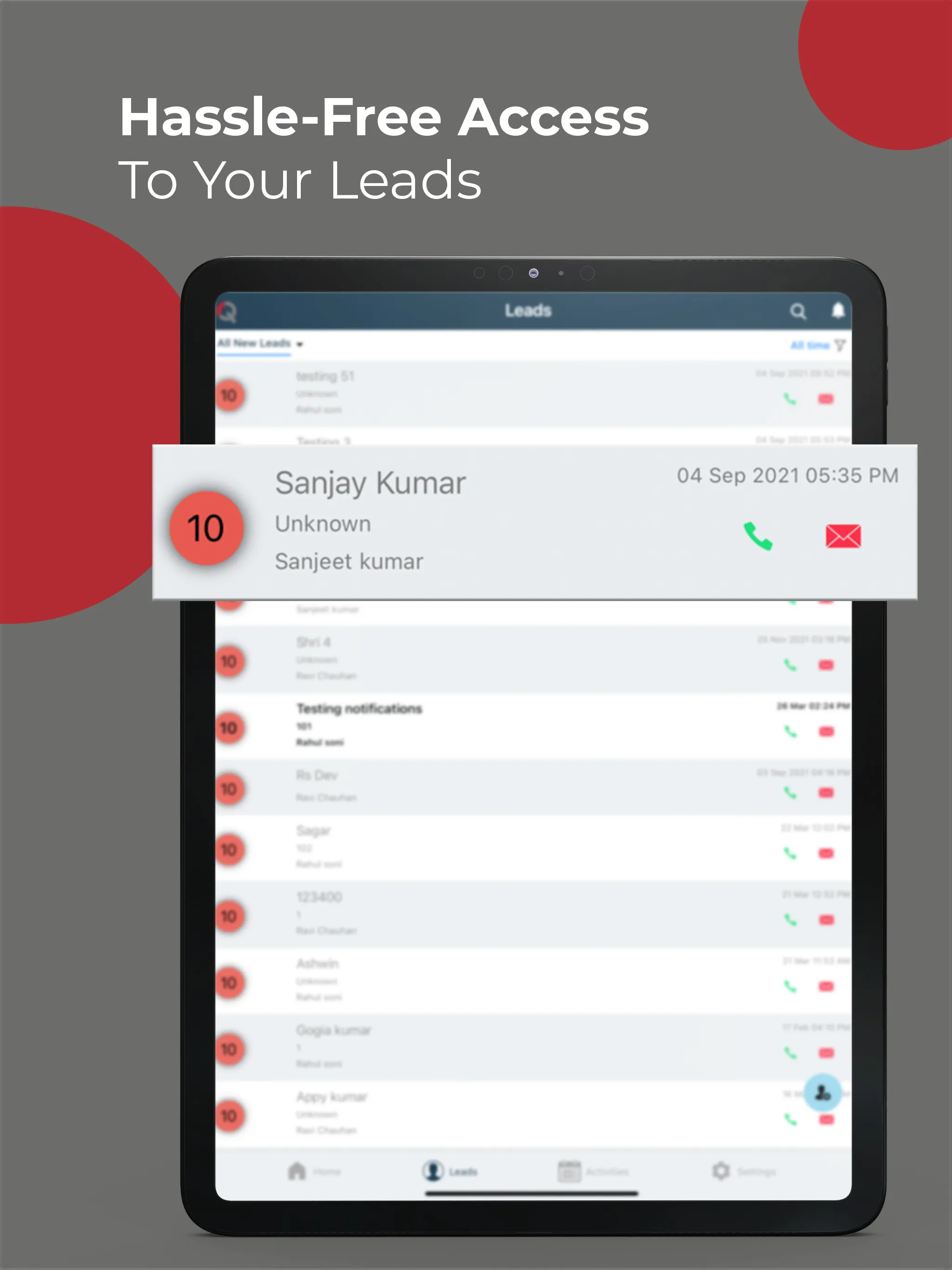 IQSetters-CRM | Indus Appstore | Screenshot