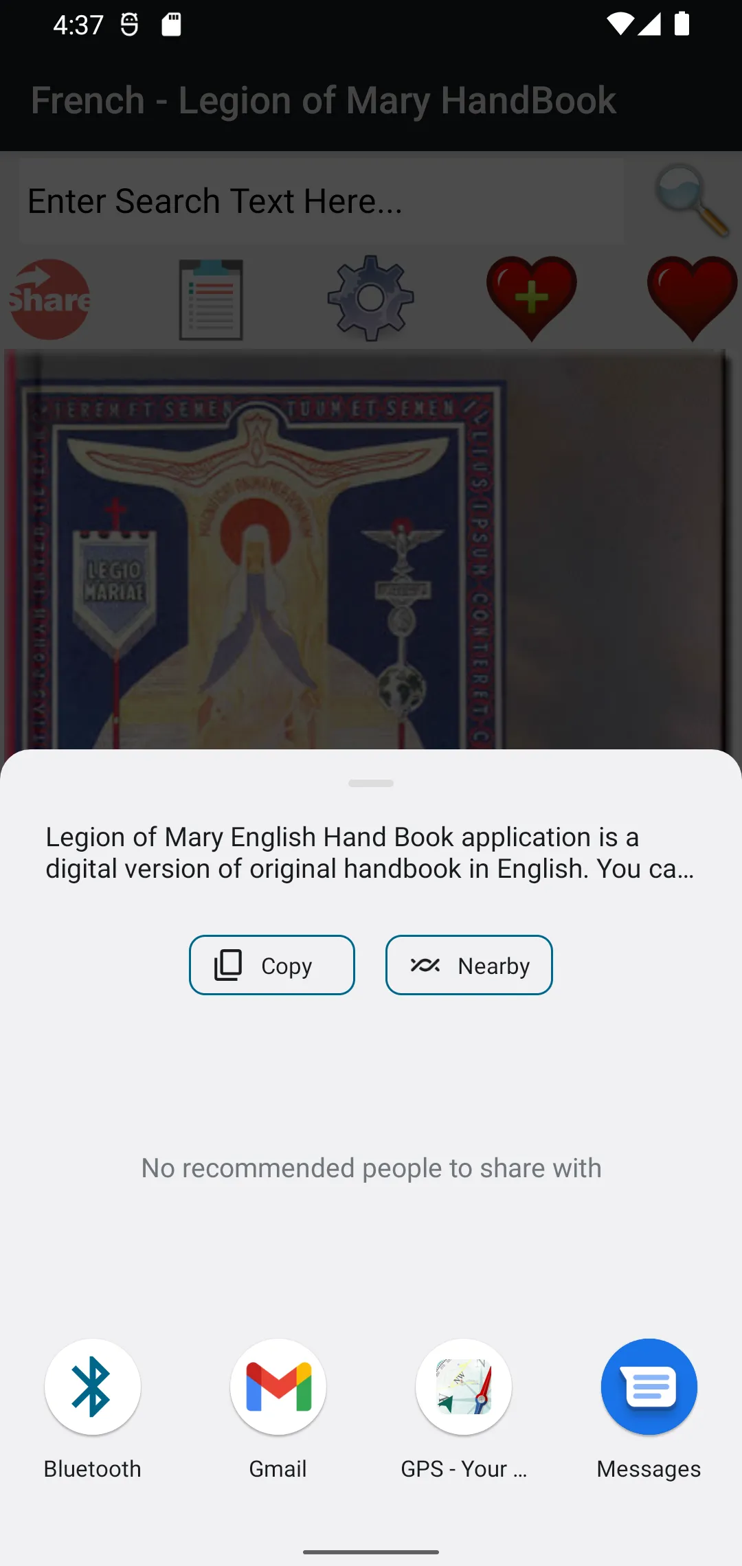 Handbook Legion of Mary-French | Indus Appstore | Screenshot