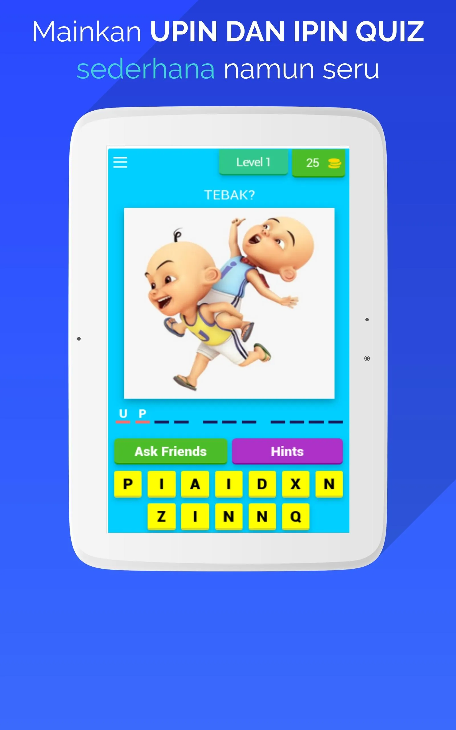 Upin & Ipin Quiz | Indus Appstore | Screenshot