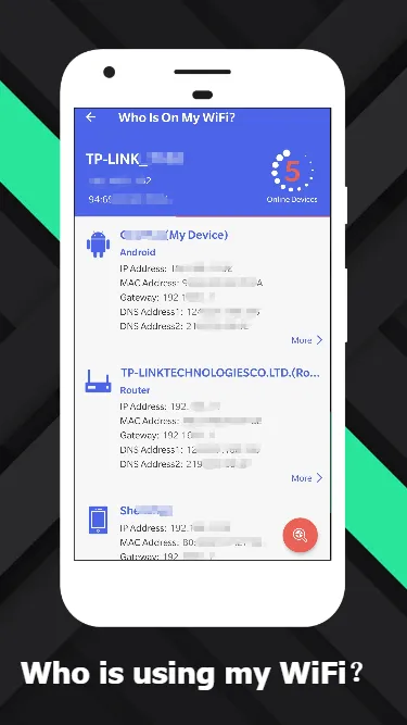 WiFi Scan - Who is on my WIFi? | Indus Appstore | Screenshot
