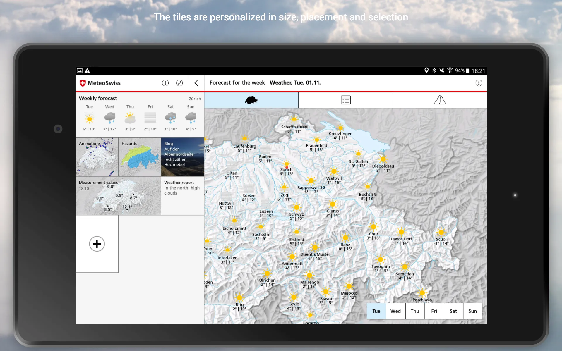 MeteoSwiss | Indus Appstore | Screenshot